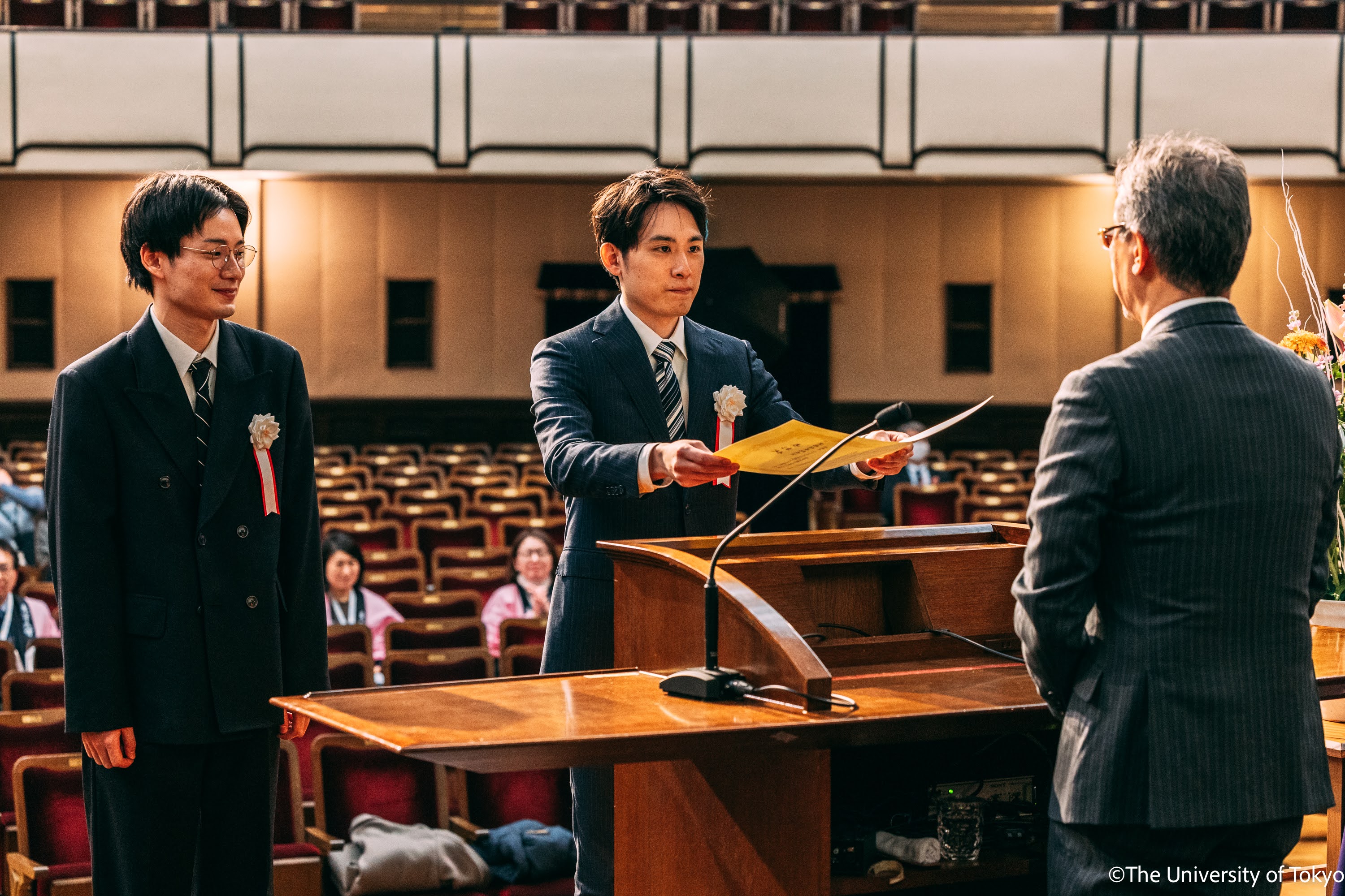 総長賞表彰の様子