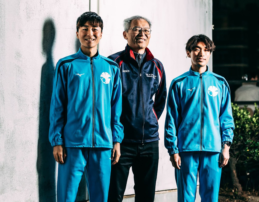 秋吉選手、八田先生、本多選手