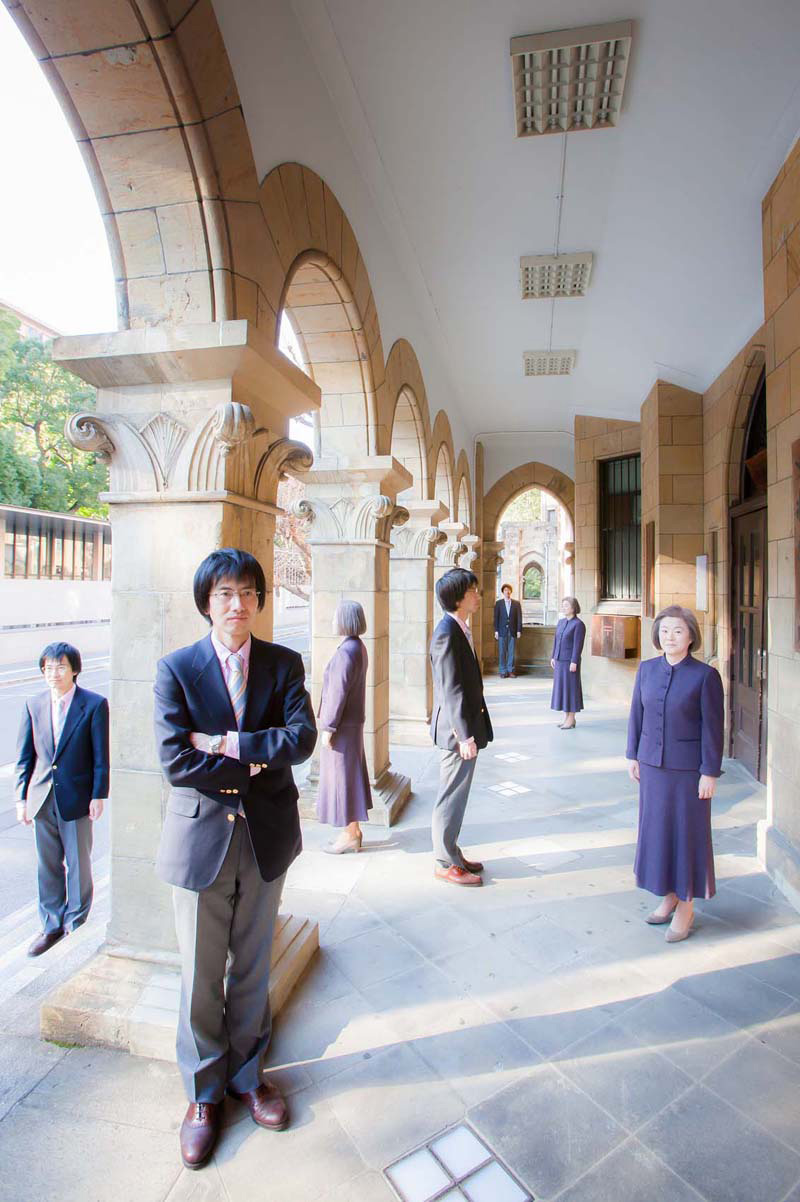 Professor Jun'ichi Yokoyama, Graduate School of Science. Professor Keiko Hongo, Historiographical Institute. Photo: Jun'ichi Kaizuka