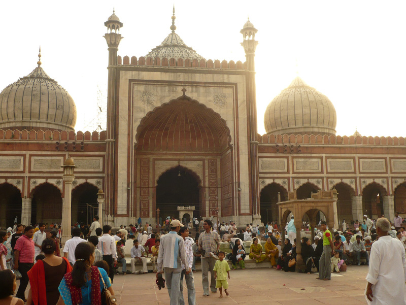 Jamma Masjid, the largest mosque in Delhi. © Hiroshi Marui