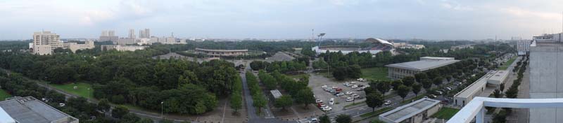 Photo 1:  South view from the top of one of the high-rise buildings. © Yasuhiro Iye.