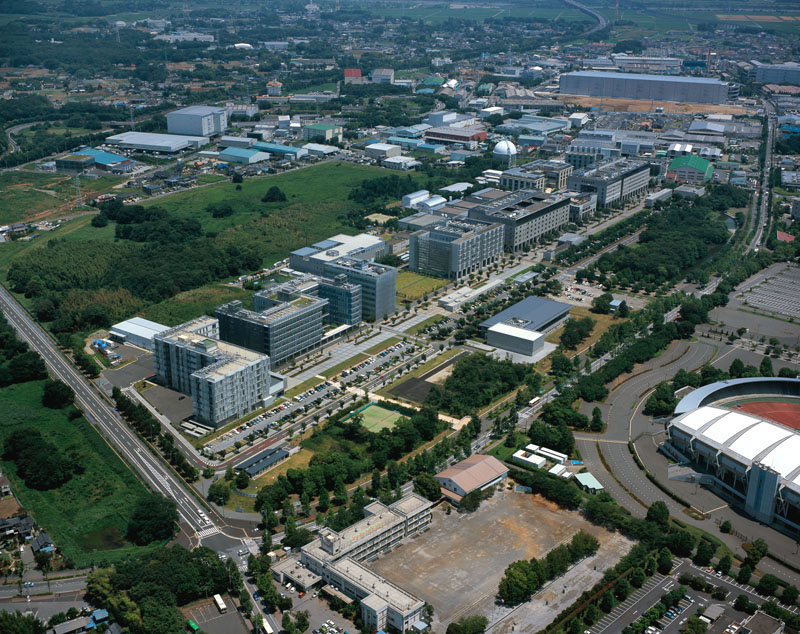 Photo 2:  Aerial photo taken from the southwest. © Kashiwa Administrative Office.