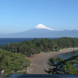 Mihama Cape and Mount Fuji