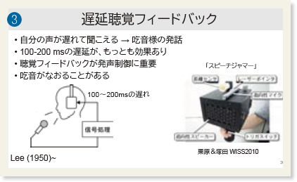 ❸遅延聴覚フィードバック