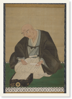 竹本筑後掾とされる肖像画