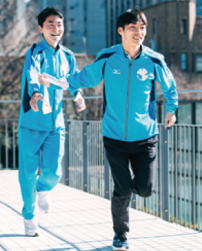 古川選手が前を向く様子
