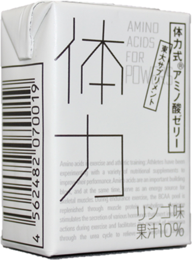 「体力」と書かれた紙パックに入ったゼリー飲料