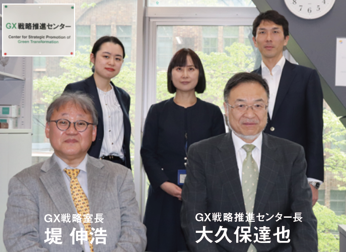 GX戦略室長 堤 伸浩,GX戦略推進センター長 大久保達也